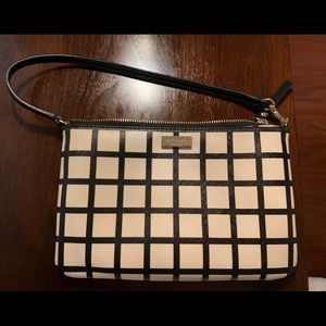 Kate Spade Wristlet Black/Beige